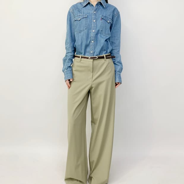 리바이스 웨스턴 데님 셔츠