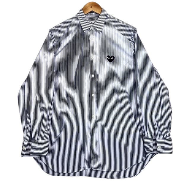 꼼데가르송 스트라이프 셔츠 