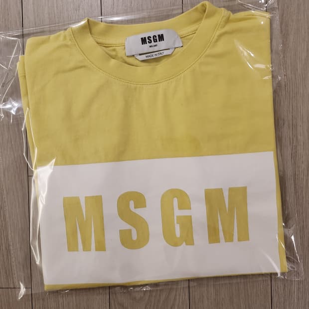 MSGM 반팔티셔츠 (총장61/가단50.5)