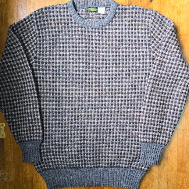 BOUNDARY WATERS 와플 니트 Made In Italy