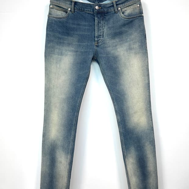 BALMAIN 발망 페이디드 슬림핏 데님 32