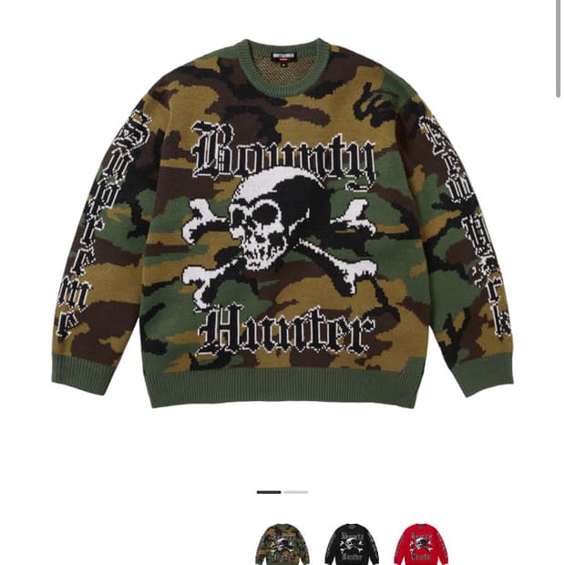 슈프림 바운티 헌터 스웨터 m