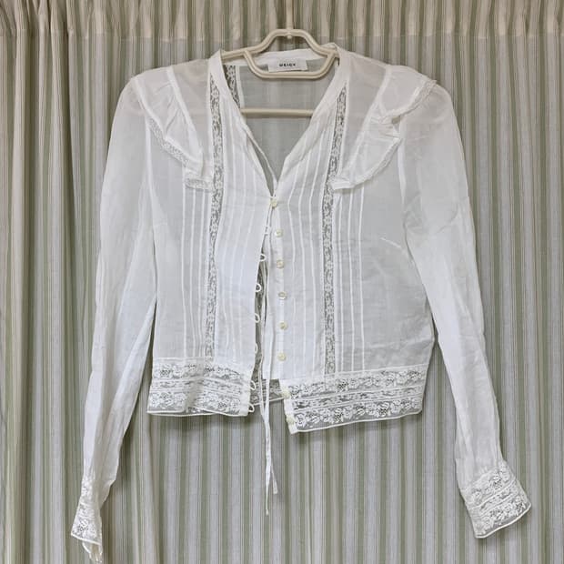 빈티지 레이스 블라우스