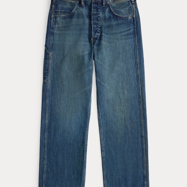 Rrl 빈파포 자카드 데님 32