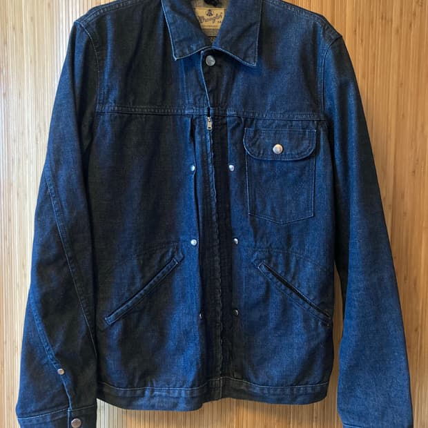 Soe x wrangler 데님 자켓