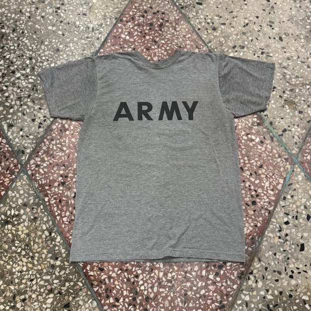 빈티지 미군 ARMY 트레이닝 티셔츠 (M)