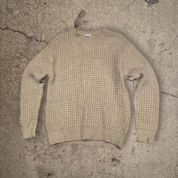 ZARA  와플 스웨터