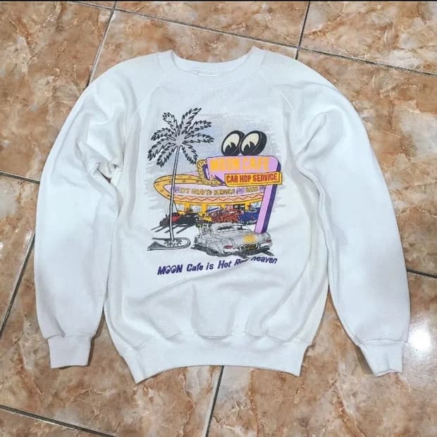 헤인즈 90년대  mooneyes osaka 빈티지스웻셔츠