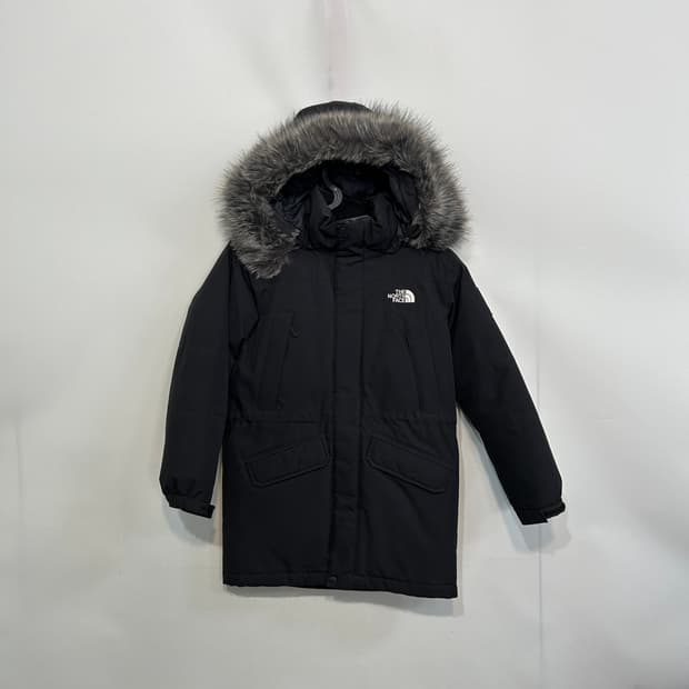 노스페이스 키즈 구스다운 패딩 140 블랙 