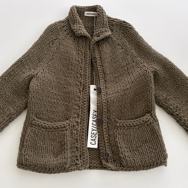 casey casey 해비 핸드 니트 가디건 / m 남녀공용