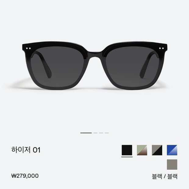 젠틀몬스터 하이저 01 선글라스