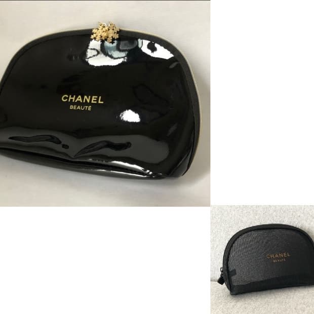 샤넬 CHANEL 반달 파우치 2개 (새제품)
