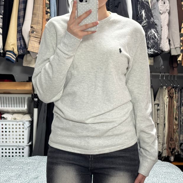 폴로 랄프로렌 와플 롱슬리브 긴팔티셔츠