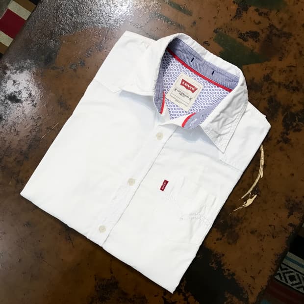 리바이스 화이트 셔츠 여성 55 66