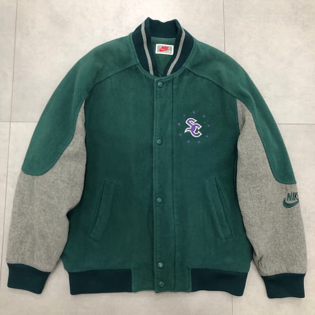 나이키 올드 슈프림코트 울 바시티 스타디움 자켓 100