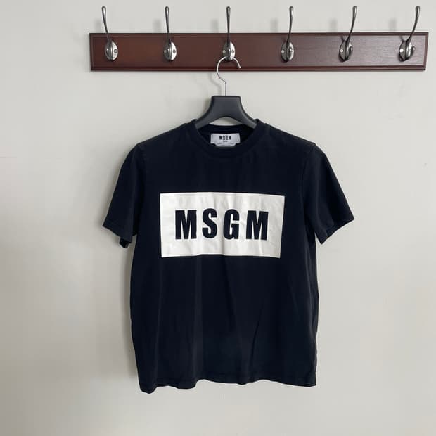 MSGM 로고 반팔 티셔츠