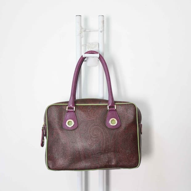 B-10565/에트로 정품 여성용 페이즐리 토드백