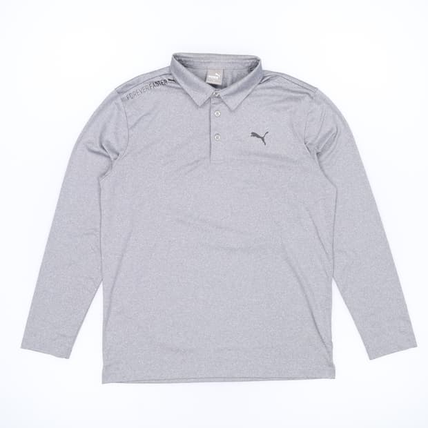 [XL] 푸마 남성 운동 기능성 긴팔 카라 티셔츠 3985