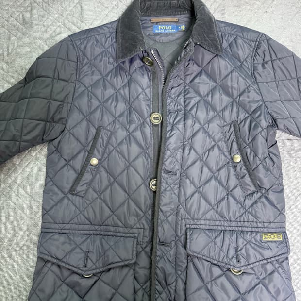 폴로 퀼팅자켓