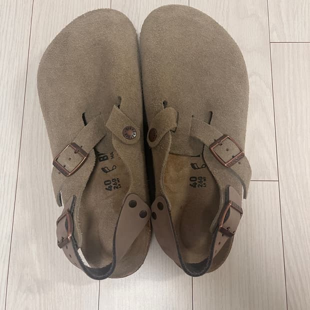 버켄스탁 토키오 스웨이드 토프 레귤러 40