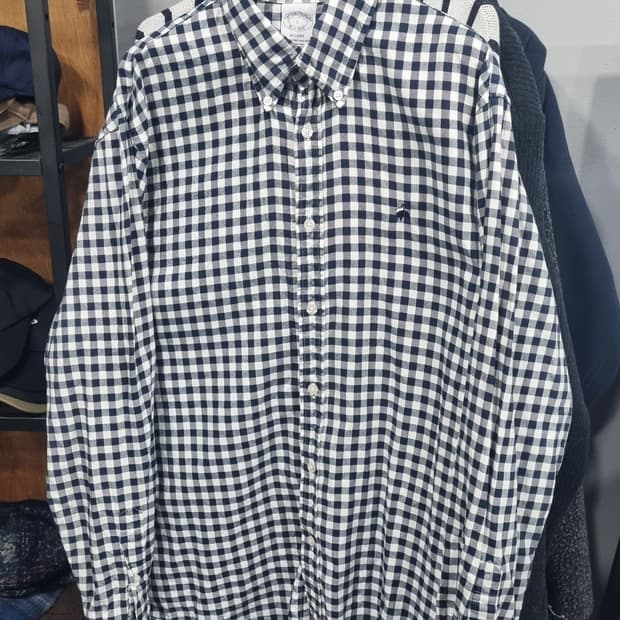 brooks Brothers 로고 체크셔츠(리젠트) 105~110