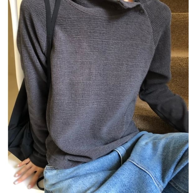 슬로 slo 와플 후드 티셔츠