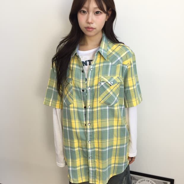 Levi’s Plaid Western S/S Shirt