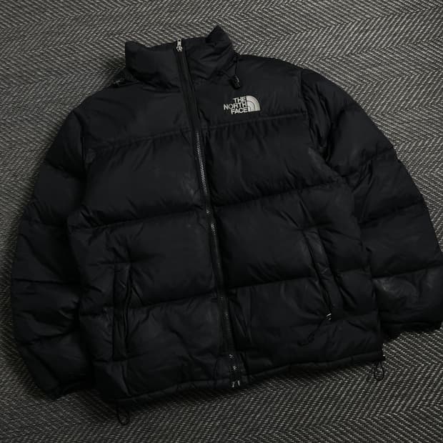 노스페이스 눕시 700 다운 푸퍼 패딩 블랙y 4365