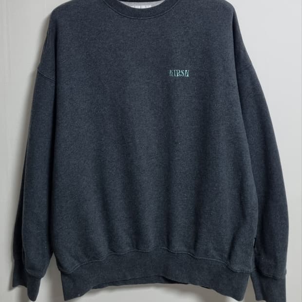 1사이즈 (L) 키르시 다크그레이 기모 맨투맨