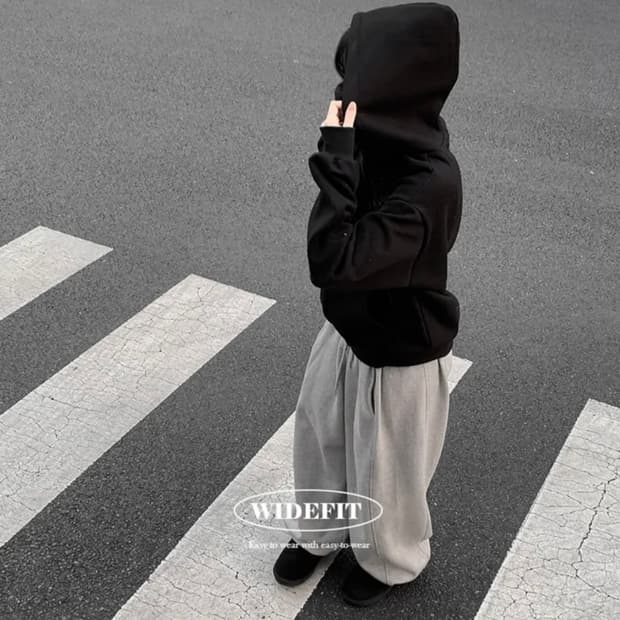 언버티 와이드트레이닝팬츠 그레이(실사O)
