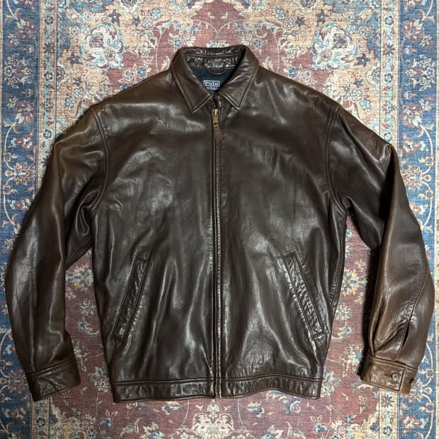 폴로 맥스웰 램스킨 자켓