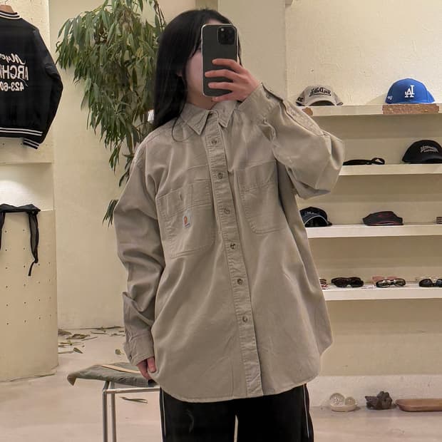 칼하트 투포켓 워크 셔츠 U418