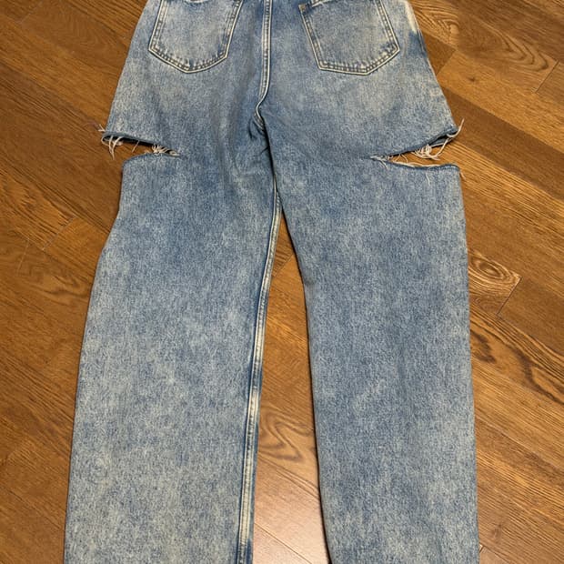 마르지엘라 컷아웃 데님진 40