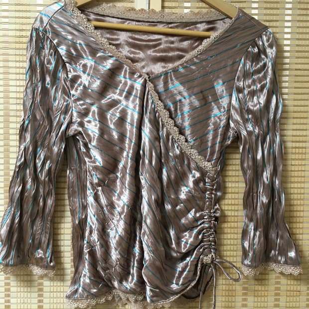 일본 빈티지 블라우스