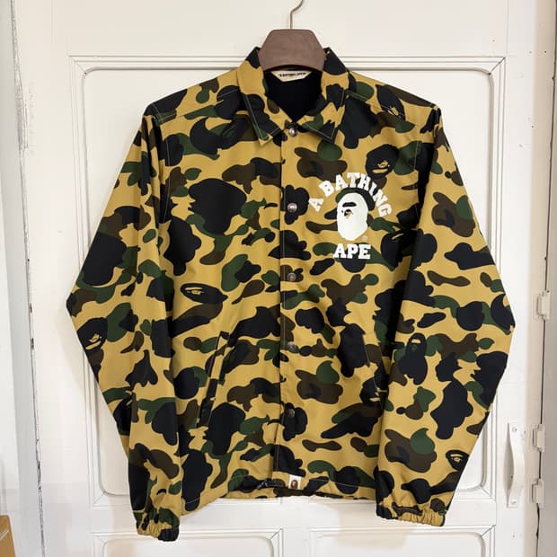 베이프 황계 카모 코치 자켓 바람막이