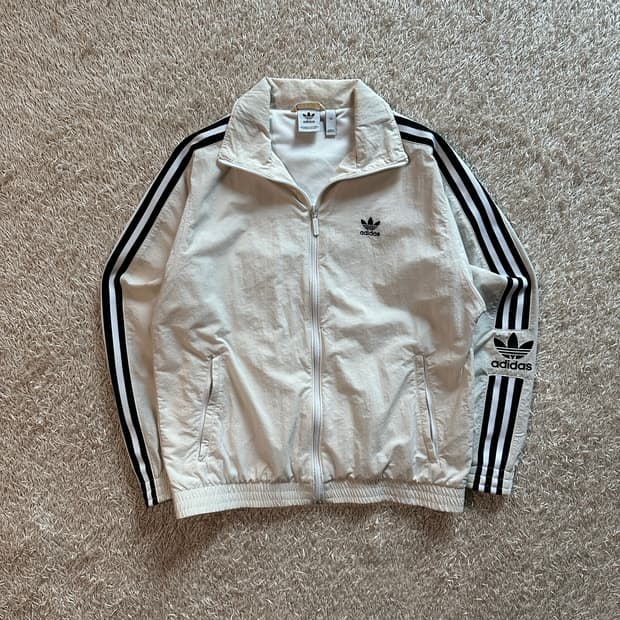 아디다스 ADIDAS 사이드라인 락업 트랙탑 바람막이 