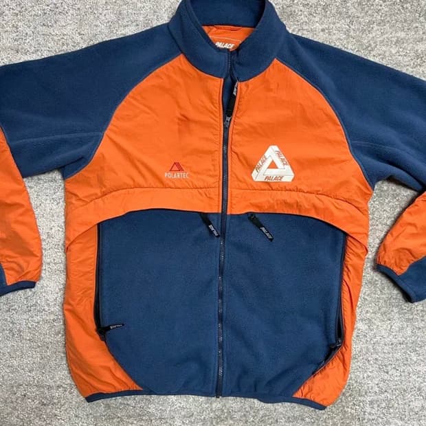 팔라스 폴라텍 쉘 플리스 자켓 오렌지/네이비 XL