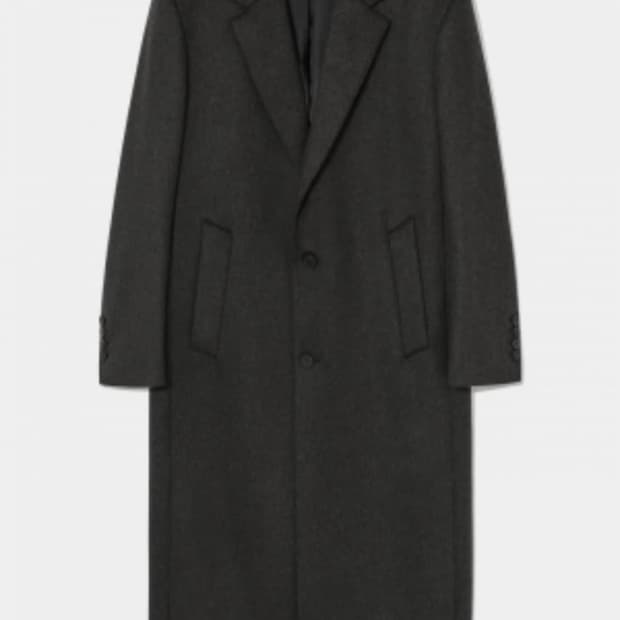 46) 마마가리 오버사이즈 싱글코트 차콜