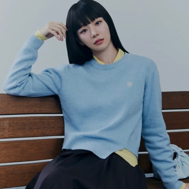 [1회착용,새상품급,정가17만원대] 세터 더블린 언발란스 캐시미어 블렌드