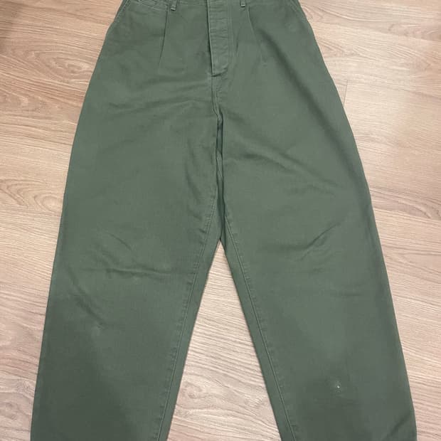 캐피탈 하이웨이스트 치노팬츠 카키 M사이즈(2사이즈)