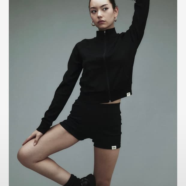 GLOWNY G CLASSIC RIB SHORTS BLACK