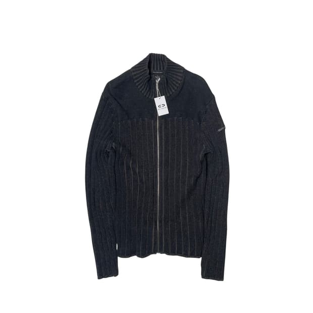 Calvin klein 스트라이프 니트 집업 자켓