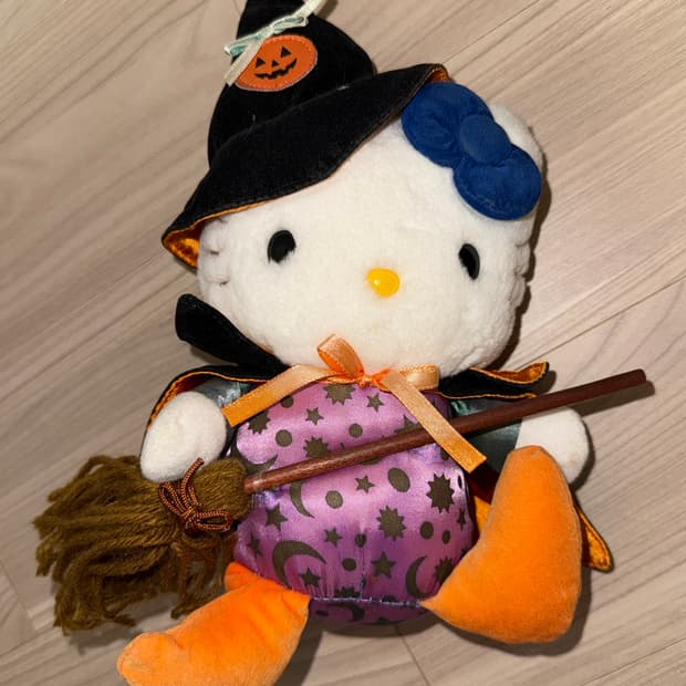 고전 헬로키티 인형 할로윈