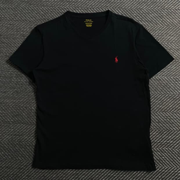 폴로 랄프로렌 포니 로고 브이넥 반팔티o 4136