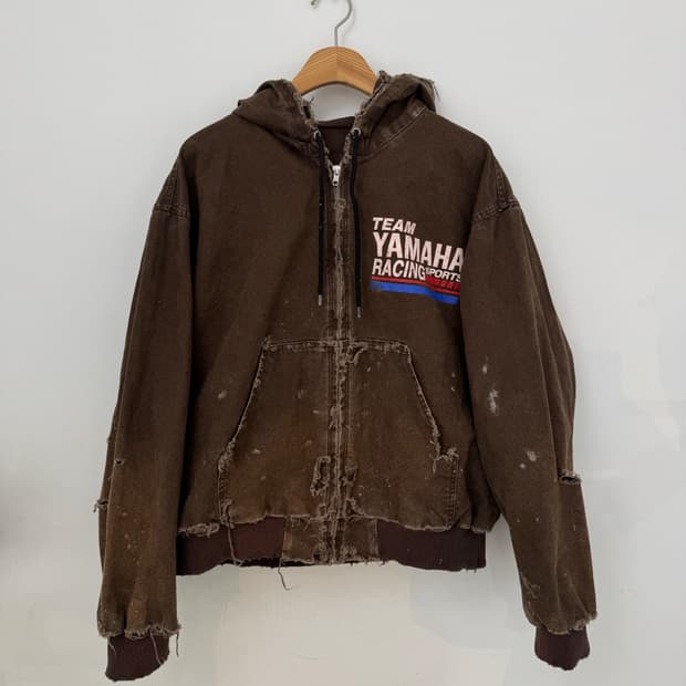 빈티지 워크 후드자켓