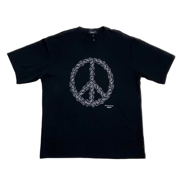 언더커버 22aw peace bear 티셔츠