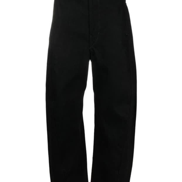 르메르 트위스트 벨티드 팬츠 블랙