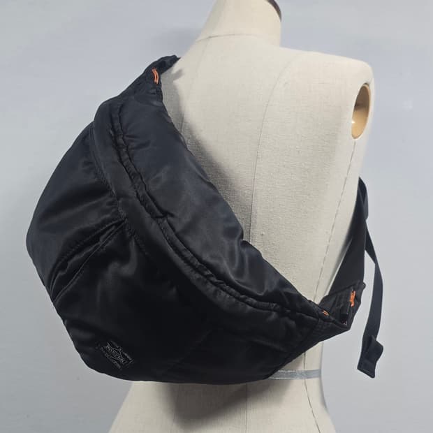 요시다포터 탱커 웨이스트백 L 블랙