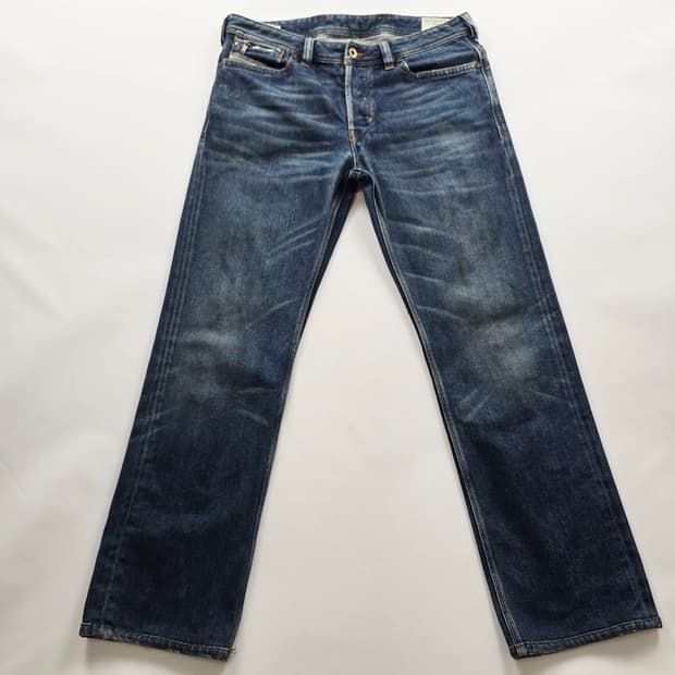 디젤 청바지 일자 이태리 워싱 데님팬츠 사이즈33 R6567