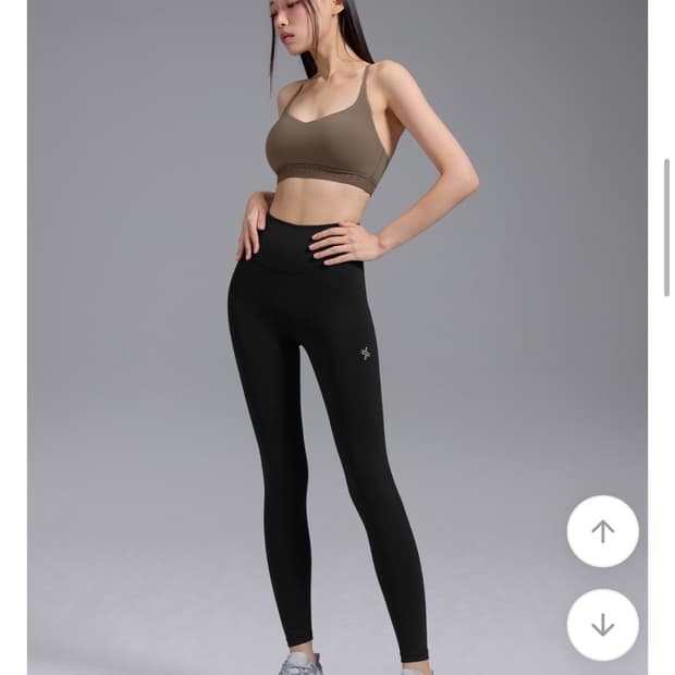 젝시믹스 레깅스 블랙/카본네이비 M 2pack